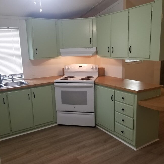 Stove and Cabinets - 2320 Delmar Rd