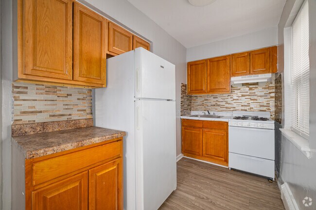 1 dormitorio, 1 baño - 575 pies cuadrados - Cocina - Lawndale Apartments