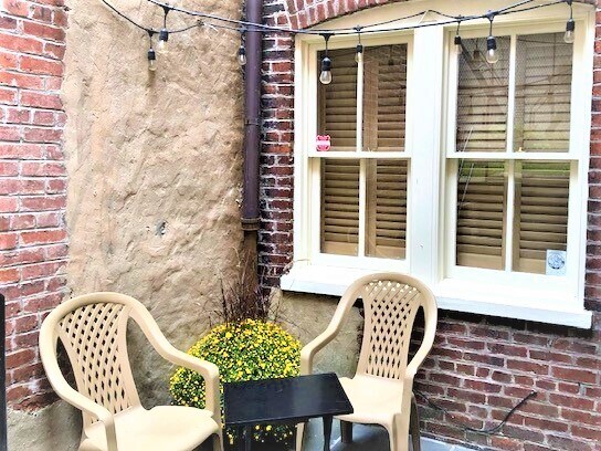 Backyard patio - 1502 17th St NW