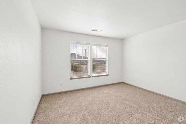 3BR, 2BA - 1,491SF - Primary Bedroom - Red Hawk Crossings