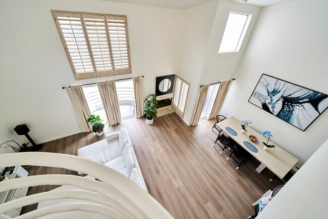 Living room from 2nd floor - 1617 S Beverly Glen Blvd
