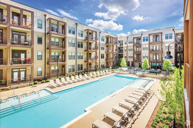 Oversized pool with aqua deck - 23Hundred at Berry Hill