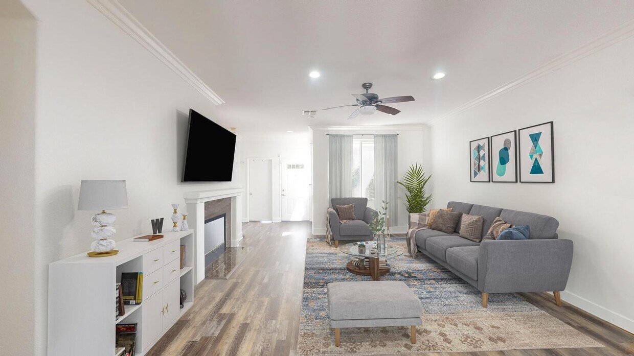 Primary Photo - Beautiful Sabre Springs townhouse with fen...