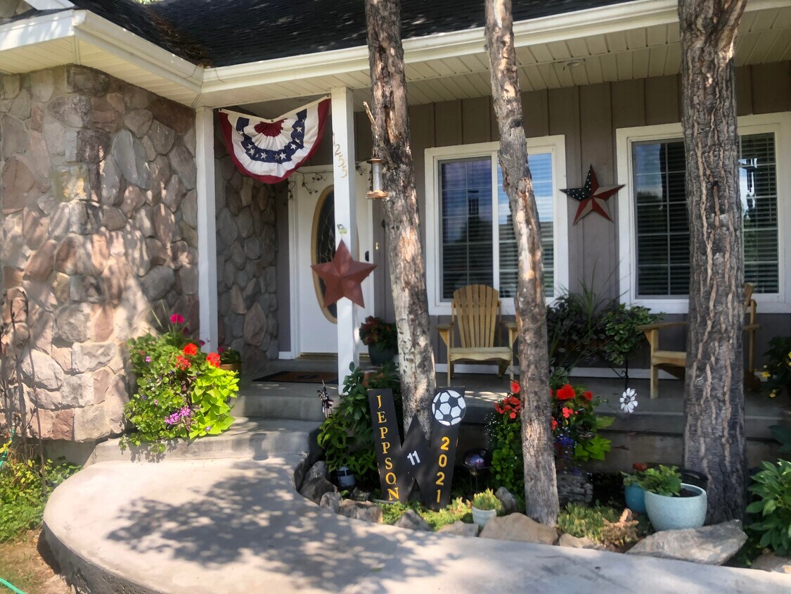front of home - 1255 E 110 N