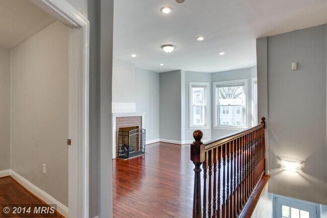 Living Room with Fireplace - 1541 3rd St. NW