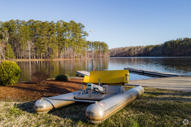 You can pause and take in the view from the marina at City Lake Park in Jamestown.