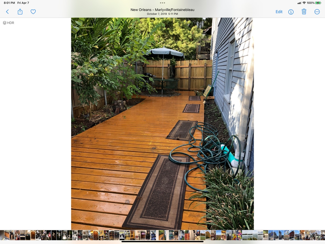 Huge private deck - 5819 S Galvez St