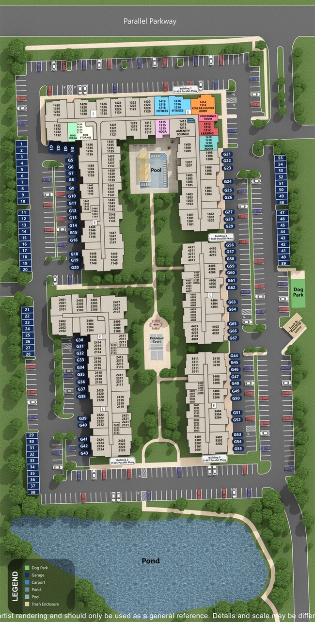 Mapa del complejo - Aspire