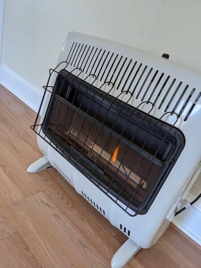 Gas Furnace in Living Room - 630 Hellam St