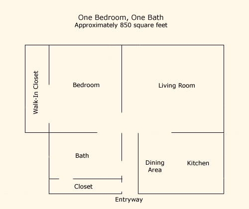 1BR/1BA - Balmoral Apartments