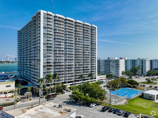 Grand View Palace Condominium is a historic building in Treasure Island with its own marina.