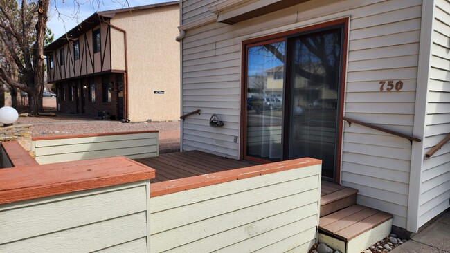 Front Deck Slider into Living Room - 750 Piedra Dr