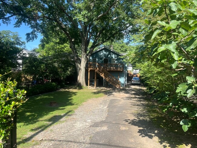 Back of house and parking area - 1732 Ridgeway Ave NW