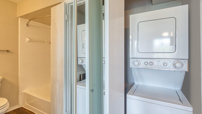 Washer and dryer in each home - The Crest on Hampton Hollow