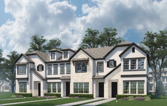 Exterior of duplex home - West End Estates