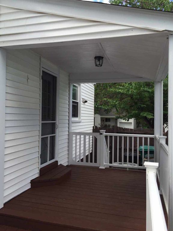 Spacious deck with covered portion. - 8726 Florence Avenue