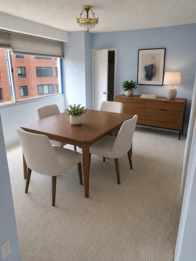 DR - Virtually staged to show possible use & layout of the space. - 5500 Friendship Blvd
