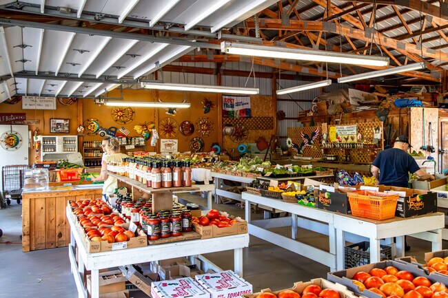 Lillian’s Market keeps full displays of fresh produce in Maurice River Township.