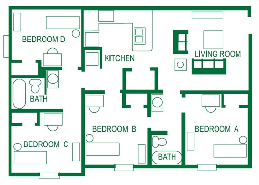 4BR/2BA - KSU Place - Kennesaw State University