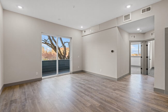 Typical Living Room and Entrance to Bedrooms - 2885 Eliot St