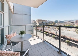 Balcony off main living room - 435 China Basin St