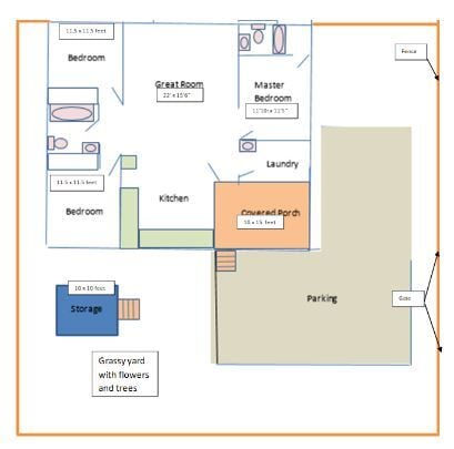 Layout Drawing - 8902 Lockwood Dr