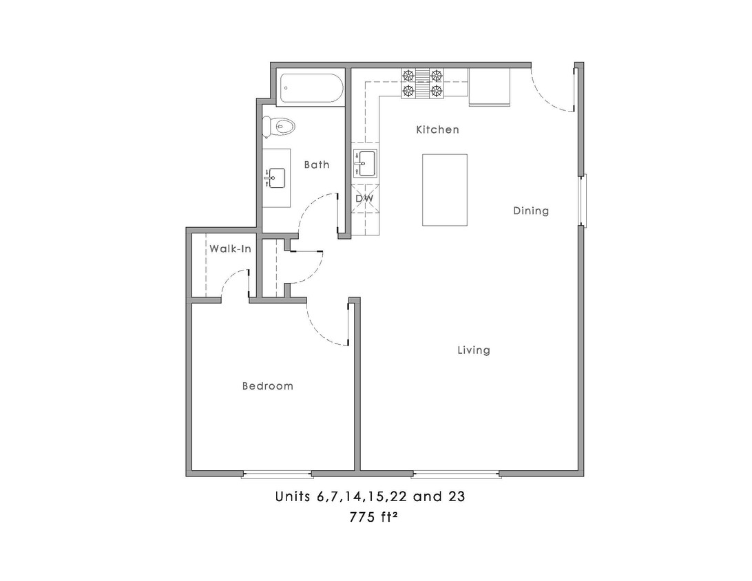 Floorplan - College Avenue Apartments