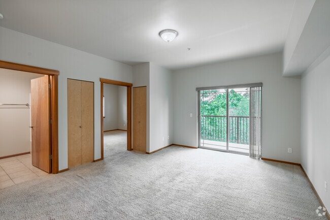 2BR, 2BA - 900SF - Living Room - Sunset Terrace