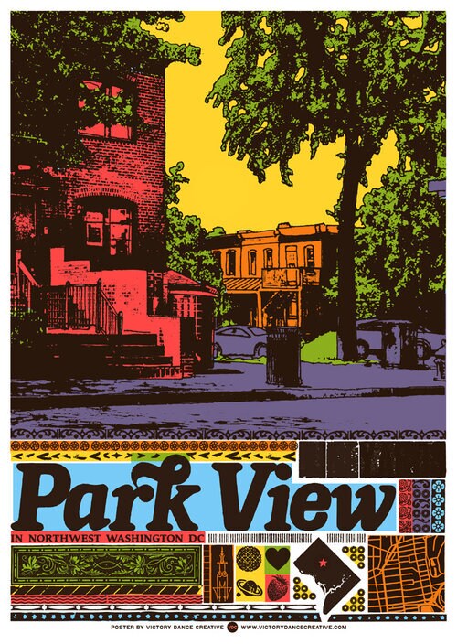 See the orange porch? - 646 Irving St NW