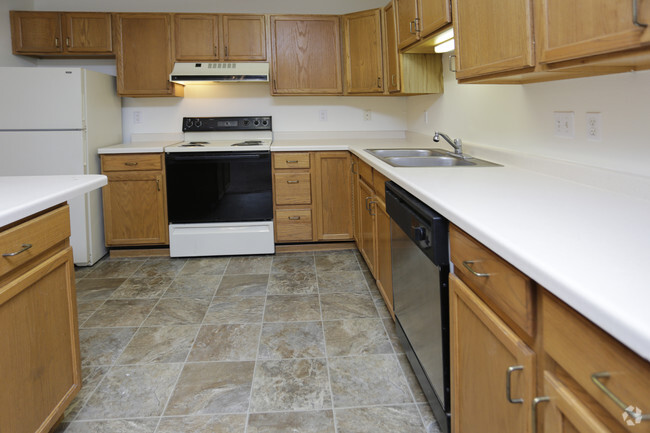 Two Bedroom - Kitchen - Southgate Apartment Community