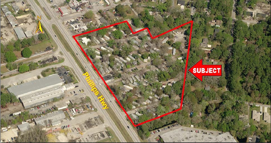 Aerial Photo - Sun Tree Mobile Home Community