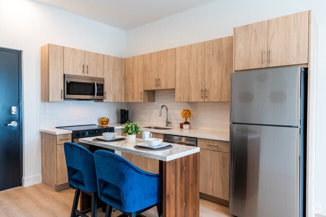 2BR, 2BA - 820SF - Kitchen - SORA Apartments