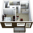 Jr. One Bedroom