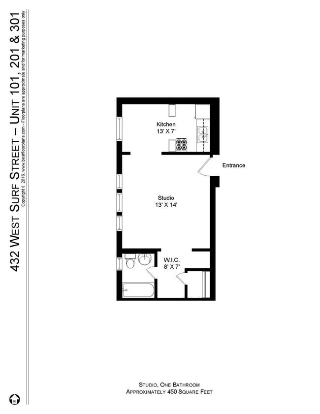 Foto del edificio - 432 W Surf St