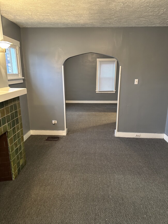 living room view of dining room - 1418 Hays St