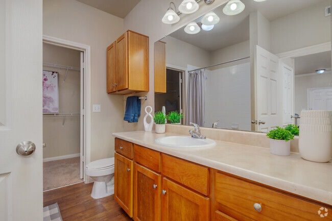 1BR, 1BA - 705SF Bathroom - Vista Ridge Apartment Homes