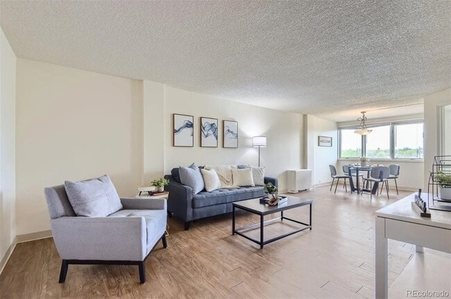 Open, bright Living Room - 2225 Buchtel Blvd S Apartments