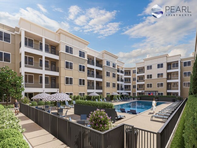 Resort-style Pool and Sundeck - Pearl Apartments