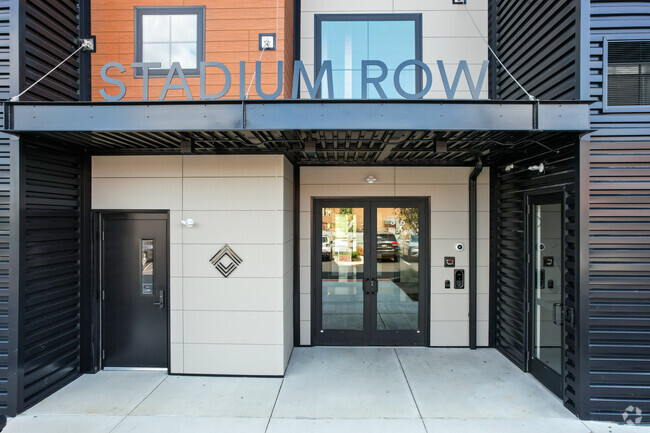 North Entrance - Stadium Row Apartments