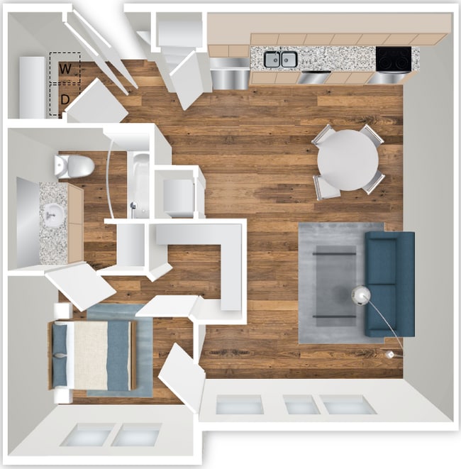 Floorplan - Lydle Ridge Apartments