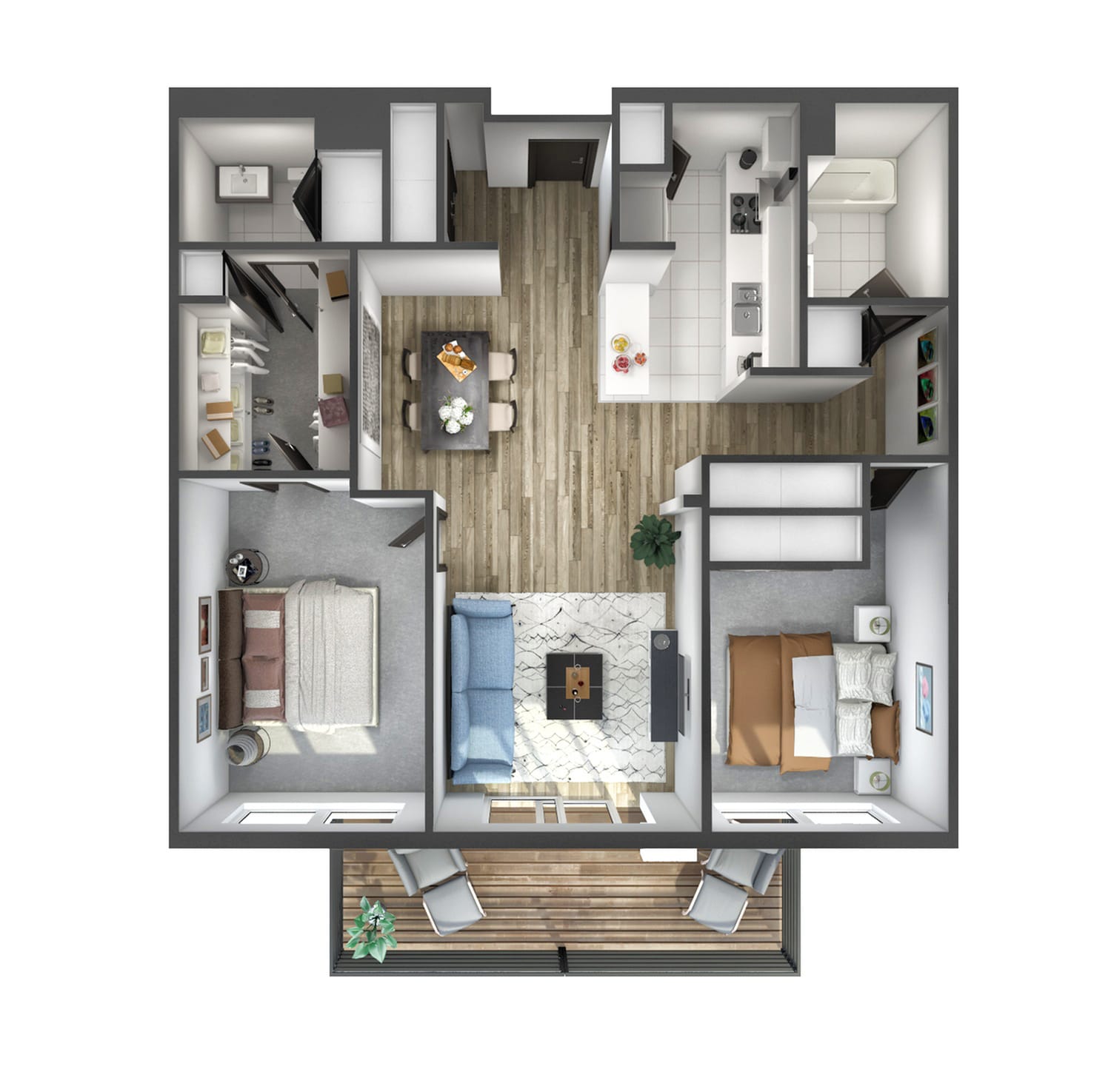 The Shoreline – 2bd/2ba 1715-1810