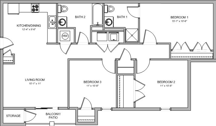 3BR/2BA - Hamptons of Neosho