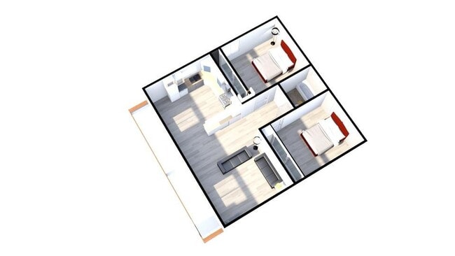Plano de planta - 16651 Bartlett Ln