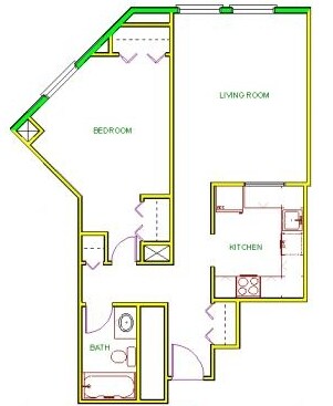1HAB/1BA - The Benner House