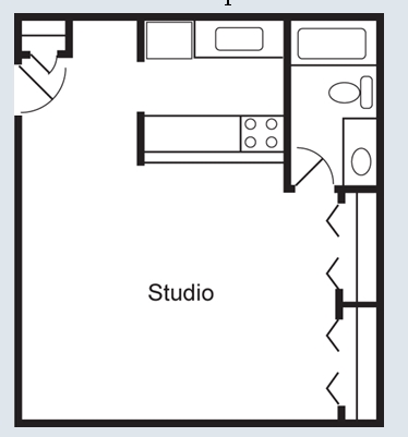 Estudio - Market Square Apartments