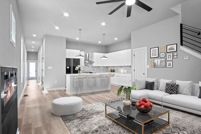 Livingroom & Kitchen Area - 569 Middle St SW