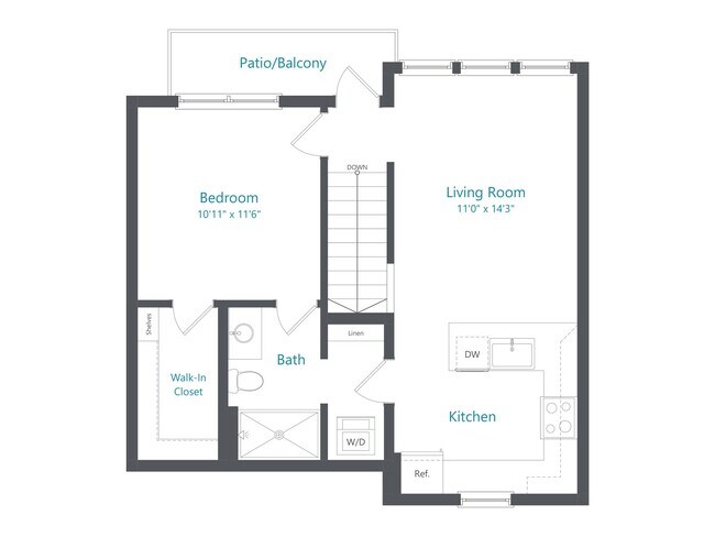 Plano de planta - Outlook Horizons