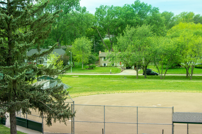 baseball field and green space across the street - 3118 S 116th St