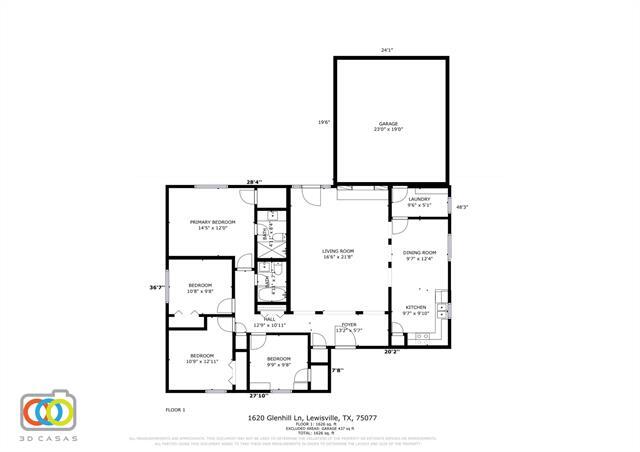 Foto del edificio - 1620 Glenhill Ln