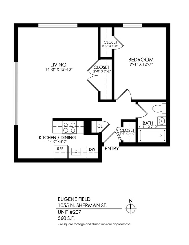 Plano de planta - Eugene Field